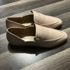 Schutz Cream Loafers